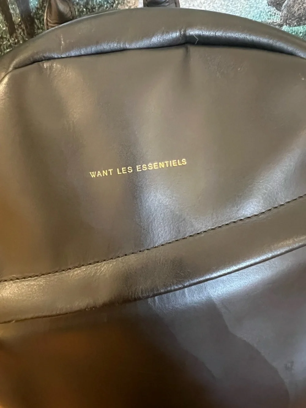 WANT Les Essentiels Smooth Leather  Backpack w/Lock
